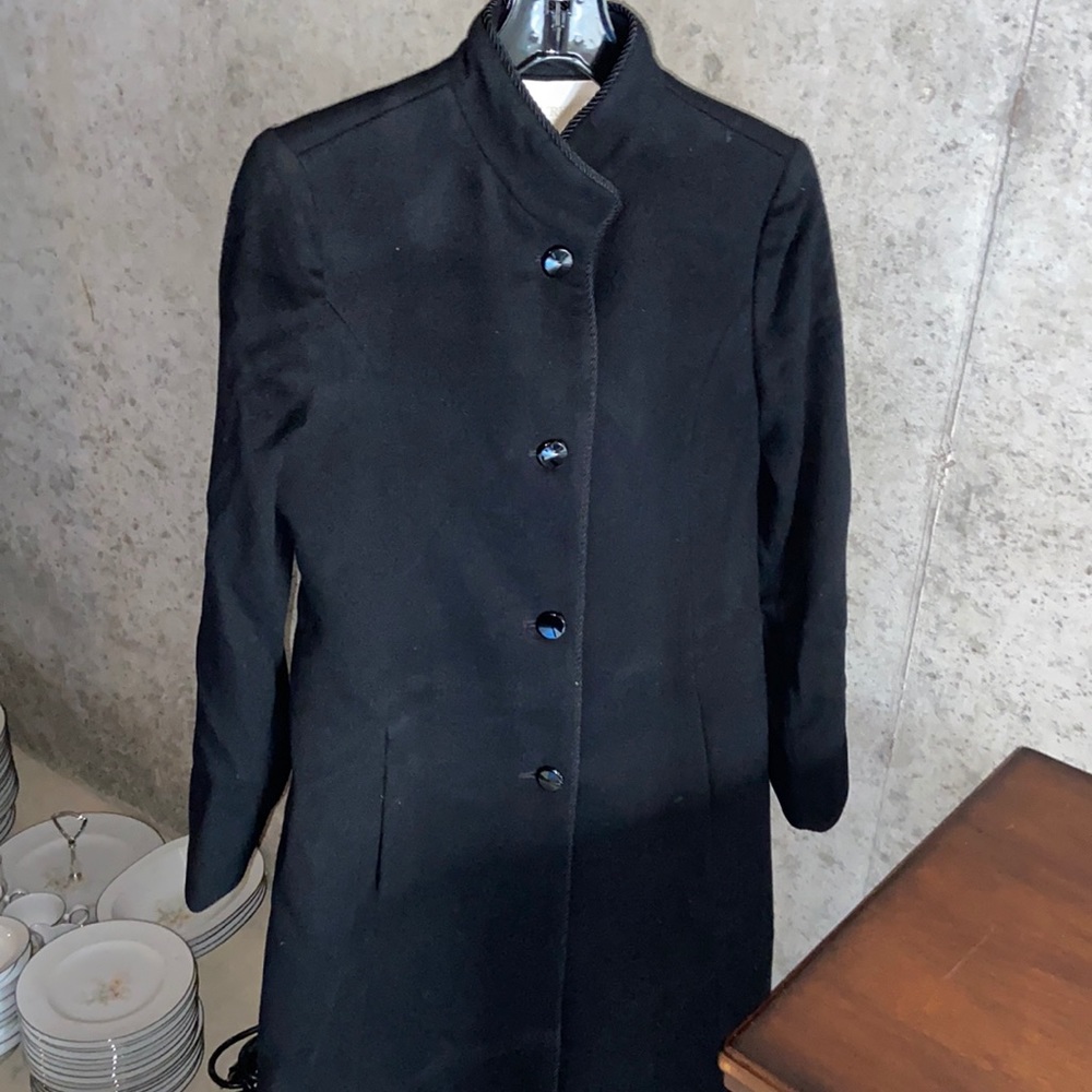 Wool and cashmere full length coat. NWT. Size 4